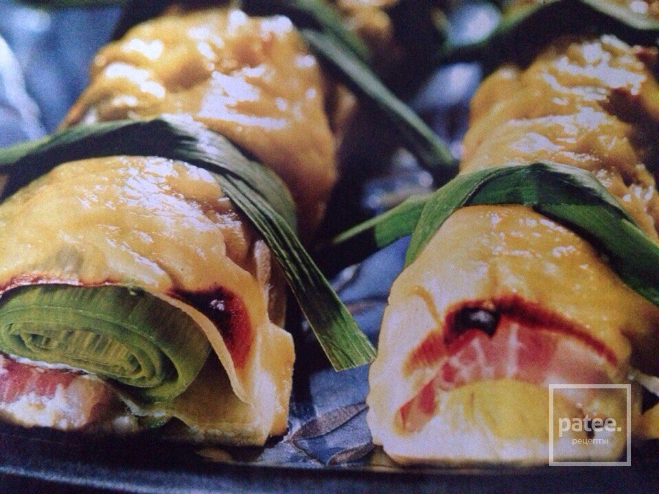 ЛУК ПОРЕЙ В БЕКОНЕ - Шаг 1