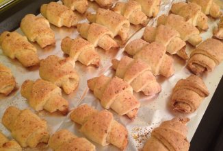 Творожные рогалики