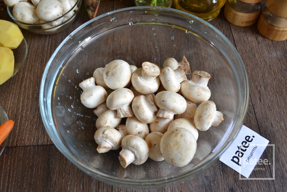 Грибной суп с перловой крупой - Шаг 3