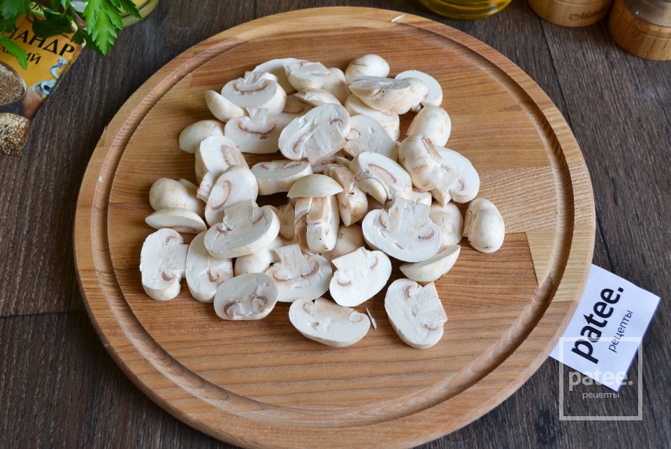 Грибной суп с перловой крупой - Шаг 4