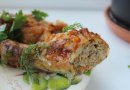 Фаршированные куриные окорочка.