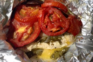 Запечённый с овощами сыр Фета "Cyprus - style"