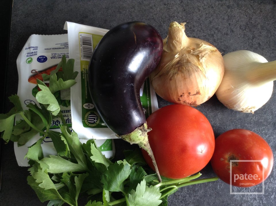 Запечённый с овощами сыр Фета "Cyprus - style" - Шаг 1