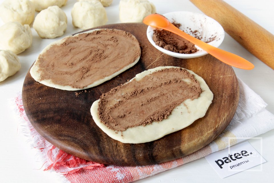 Дрожжевые булочки с какао - Шаг 10