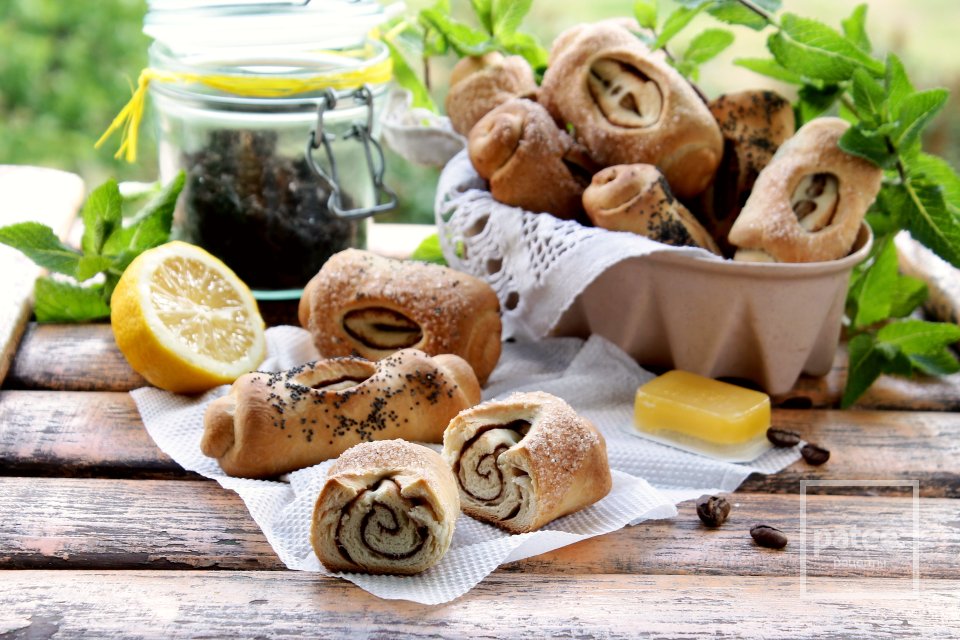 Дрожжевые булочки с какао - Шаг 16