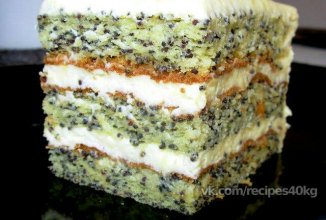 🔹Творожно-маковый диетический торт🔹