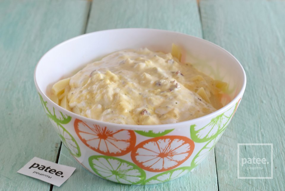 Макаронная запеканка с вялеными томатами и моцареллой - Шаг 15