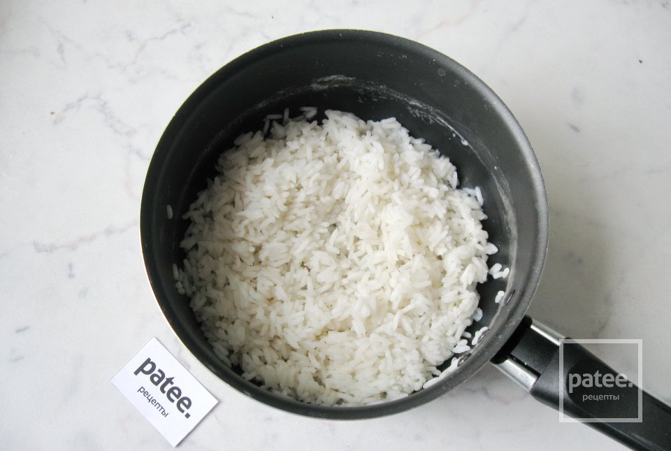 Кабачки с грибами и рисом - Шаг 8