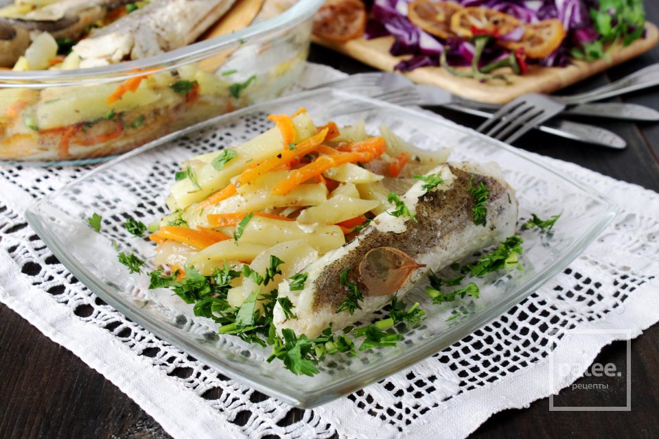 Морская рыба с пряным картофелем в духовке - Шаг 13