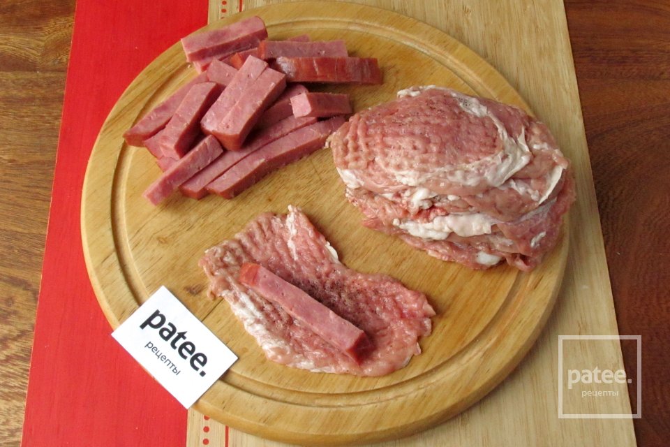 Мясные пальчики с ветчиной в соусе - Шаг 8