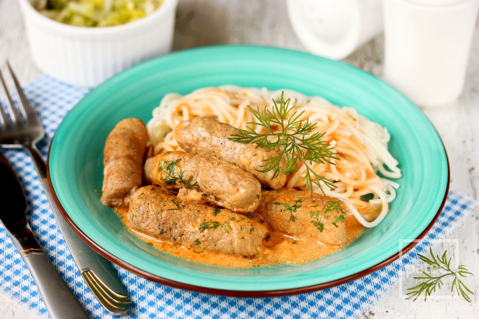 Мясные пальчики с ветчиной в соусе - Шаг 20