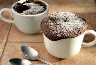  Шоколадный бисквит в кружке всего за 5 минут