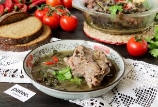 Баранина с зеленью