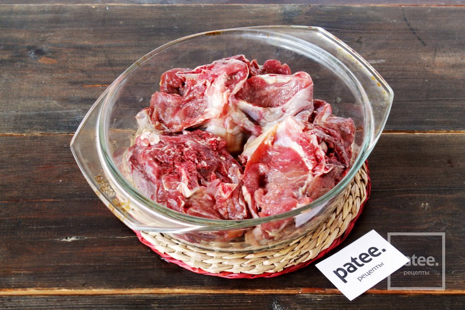 Баранина с зеленью - Шаг 2