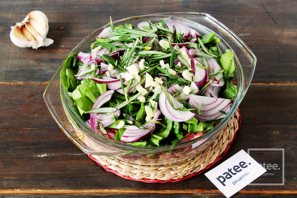 Баранина с зеленью - Шаг 6