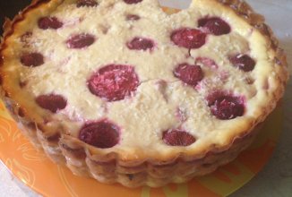 Домашний чизкейк с клубникой🍓