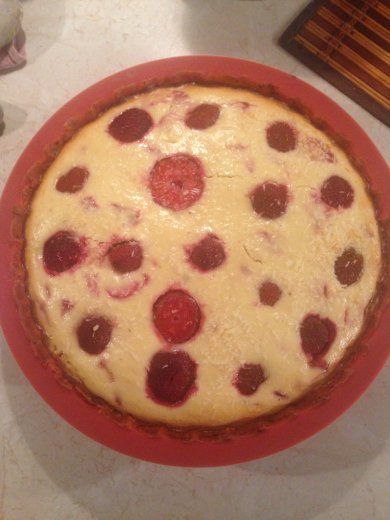 Домашний чизкейк с клубникой🍓 - Шаг 5