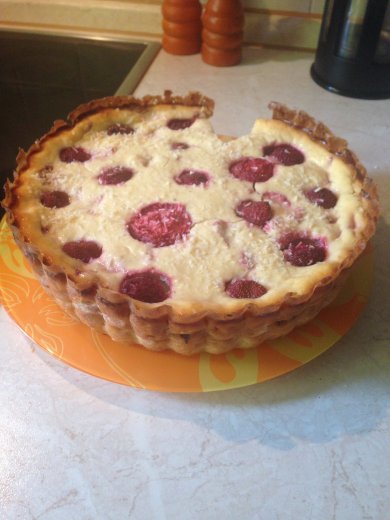 Домашний чизкейк с клубникой🍓 - Шаг 6