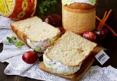 Пасхальный кулич на кислом молоке
