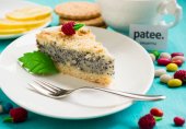 Пирог с маком, творогом и манной крупой
