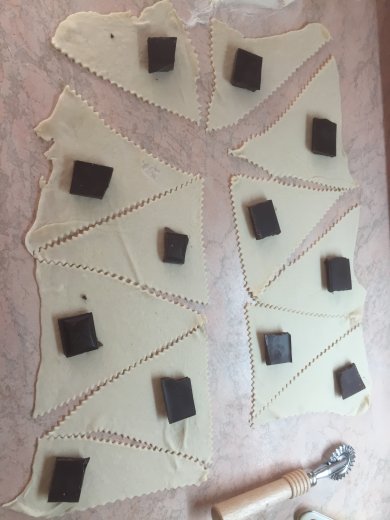 Треугольники из слоенного теста - Шаг 7