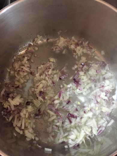 Сливочный суп с семгой 🐟 - Шаг 2