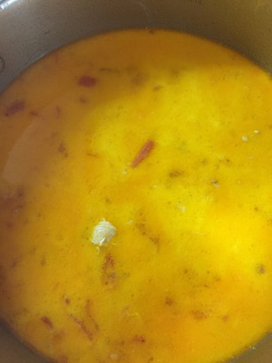 Сливочный суп с семгой 🐟 - Шаг 8