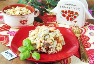 Салат из куриных желудков