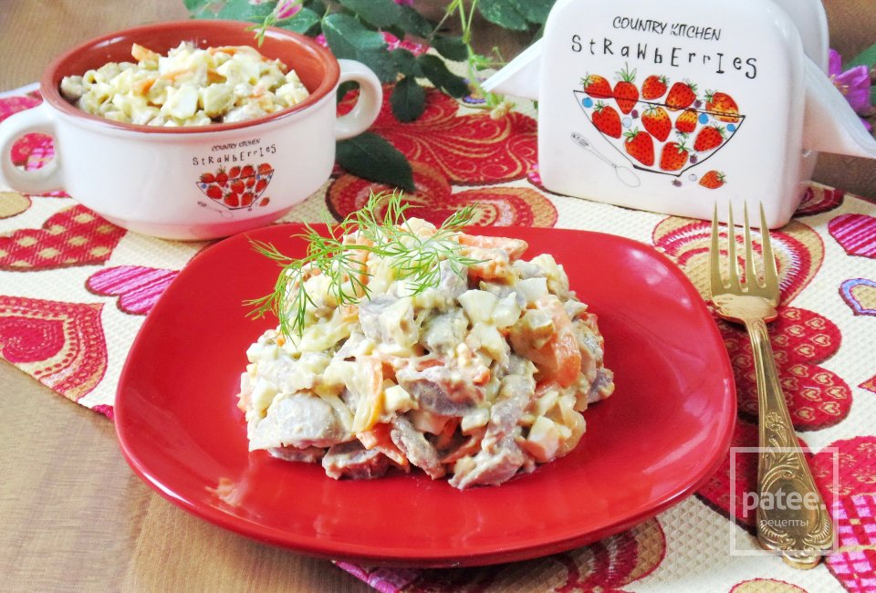 Салат из куриных желудков - Шаг 14