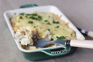 Грибы в сметане