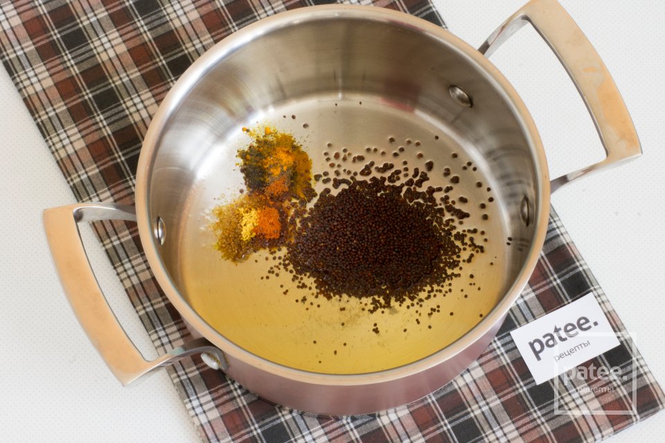Рис басмати с семенами черной горчицы - Шаг 4