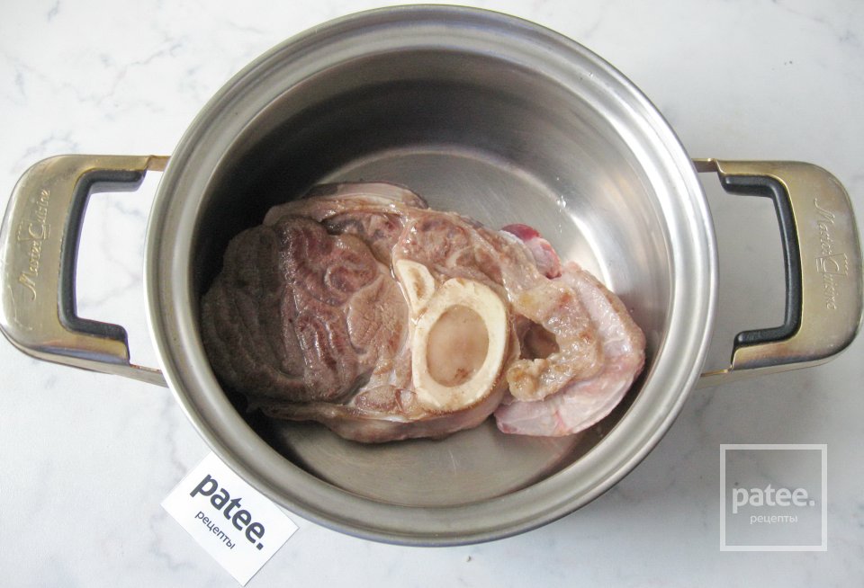 Говяжья голень с картофелем в сырном соусе - Шаг 6