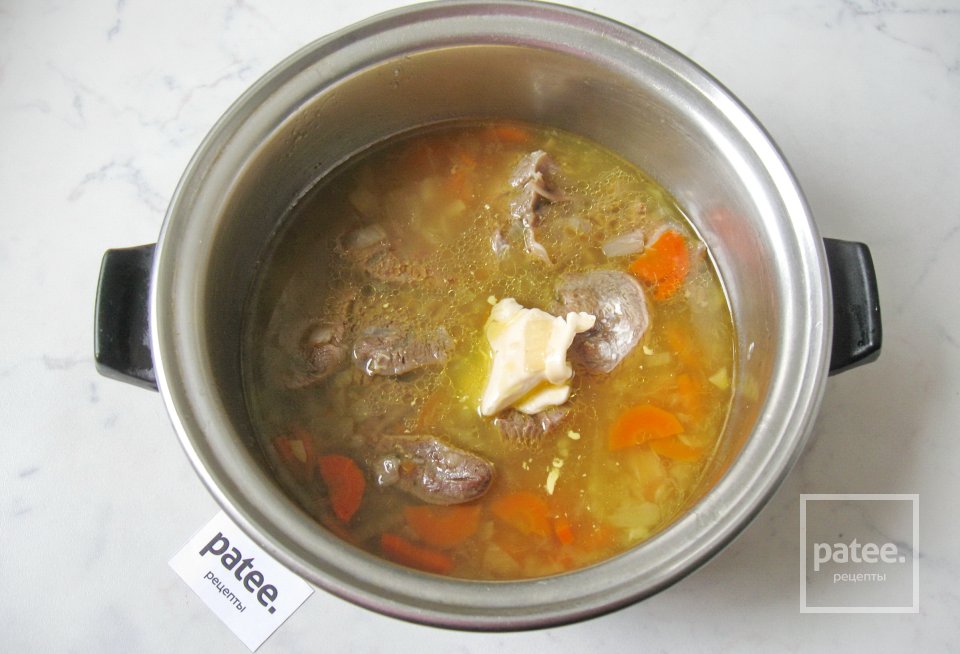 Говяжья голень с картофелем в сырном соусе - Шаг 10