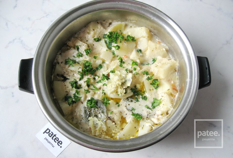 Говяжья голень с картофелем в сырном соусе - Шаг 14