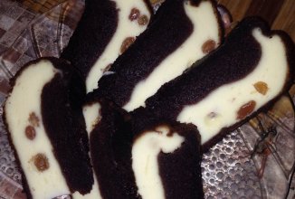 Шоколадно-творожная запеканка