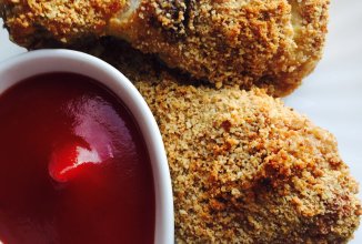 Куриные голени в арахисовой панировке