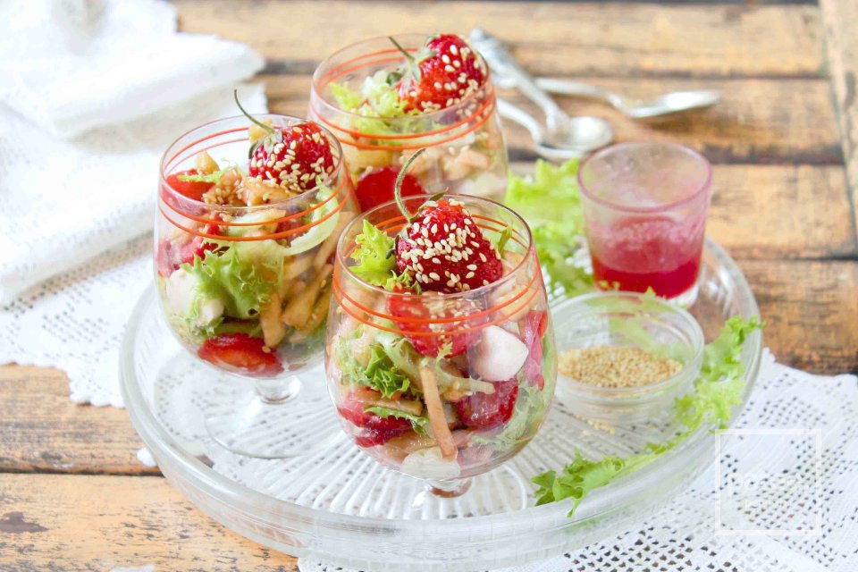 Салат с клубникой - Шаг 14