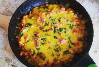 "Пицца" на сковороде