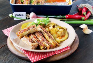 Сарма — фаршированный лук-порей