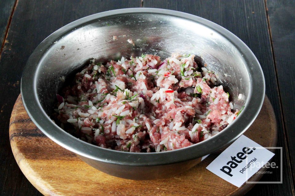 Сарма — фаршированный лук-порей - Шаг 7