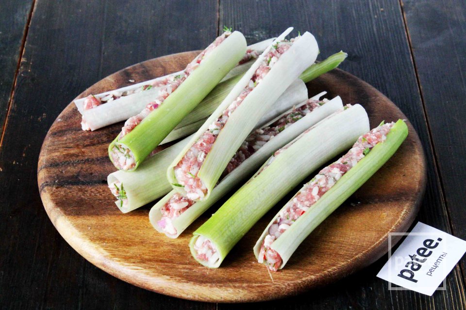 Сарма — фаршированный лук-порей - Шаг 10