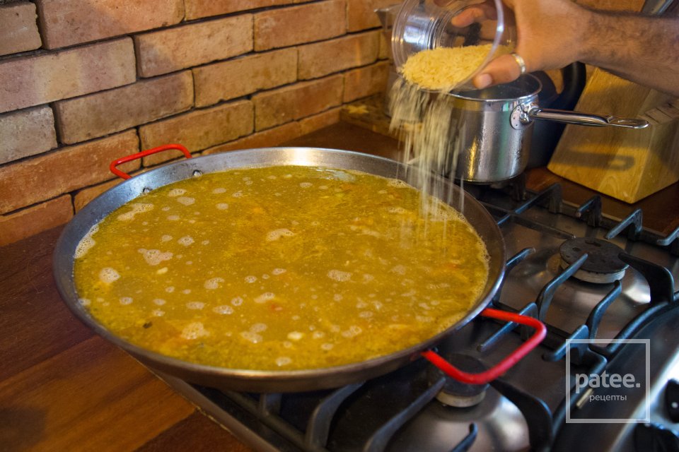 Паэлья с лобстерами и морепродуктами - Шаг 11