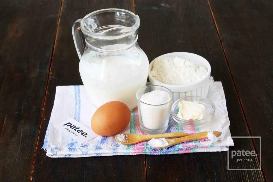 Панкейки на простокваше - Шаг 1