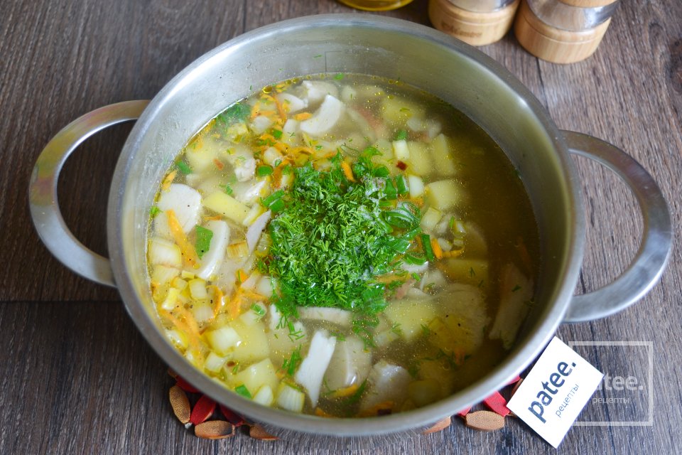 Суп с белыми грибами - Шаг 12