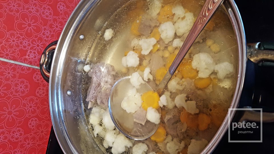 Простой и легкий суп из цветной капусты - Шаг 1