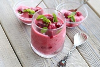 Бананно-ягодный сорбет