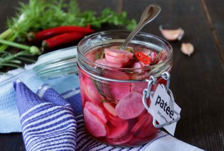 Острая закуска: маринованный редис