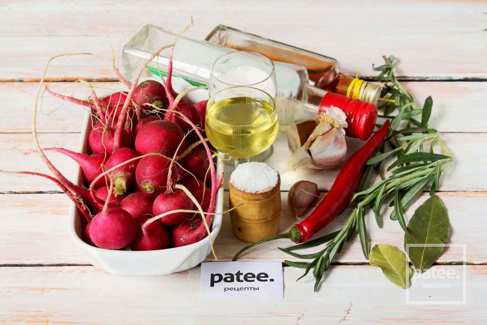 Острая закуска: маринованный редис - Шаг 1