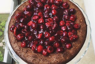 Брауни с вишней