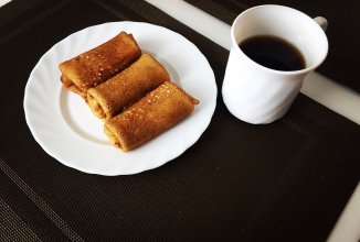 Блинчики с творогом